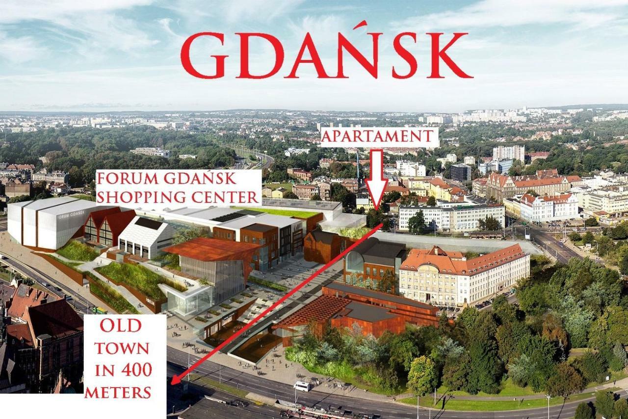 Berg Apartament Red Obok Starego Miasta Gdańsk Extérieur photo