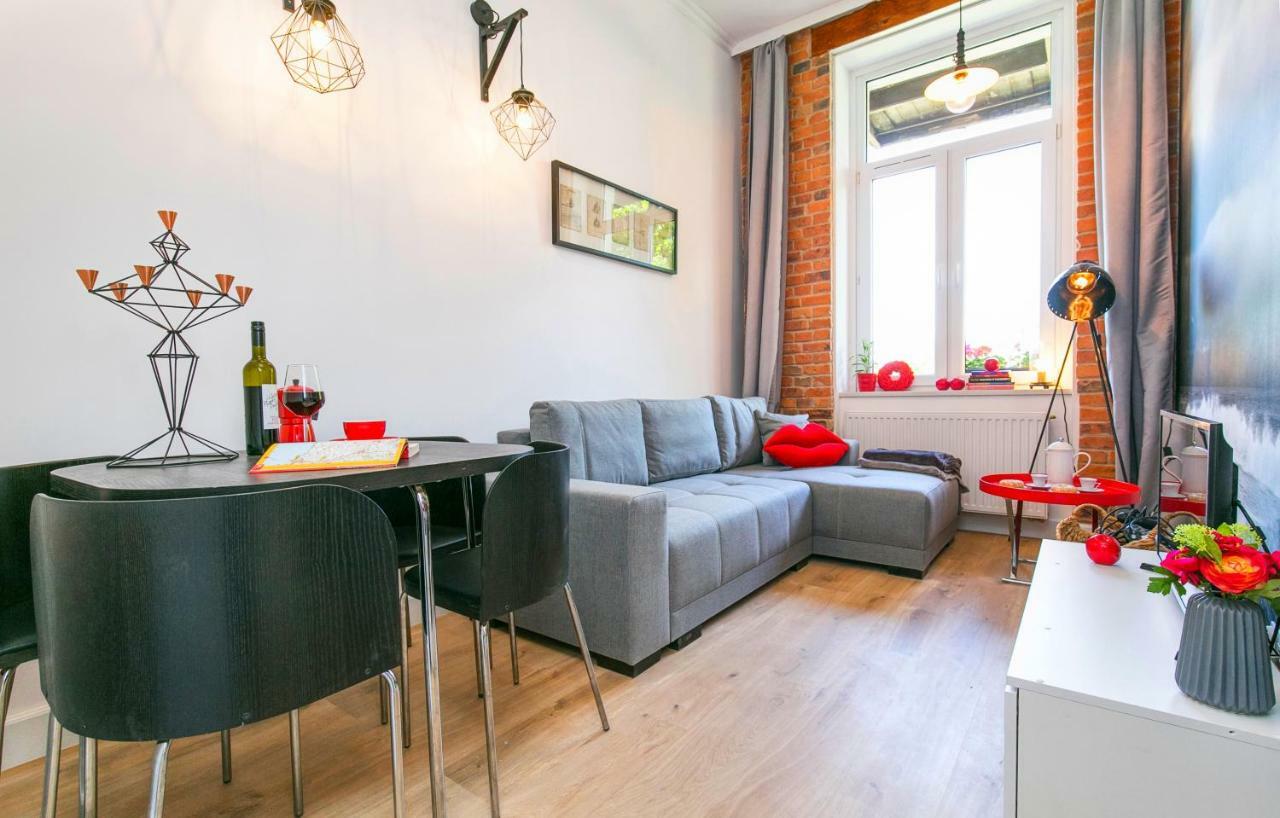 Berg Apartament Red Obok Starego Miasta Gdańsk Extérieur photo